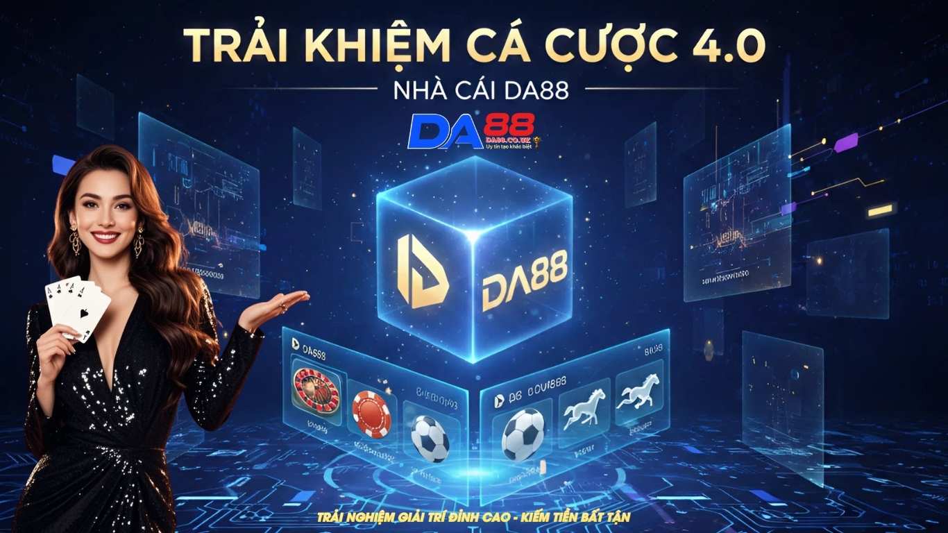 DA88 tối ưu trải nghiệm cá cược 4.0 mượt trên đa thiết bị DA88 tối ưu trải nghiệm cá cược 4.0 mượt trên đa thiết bị