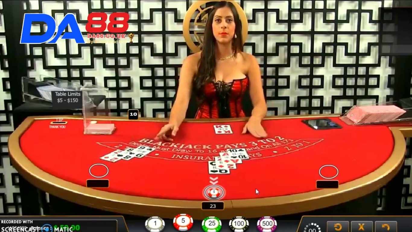 Hướng dẫn cách chơi bài Black Jack Da88