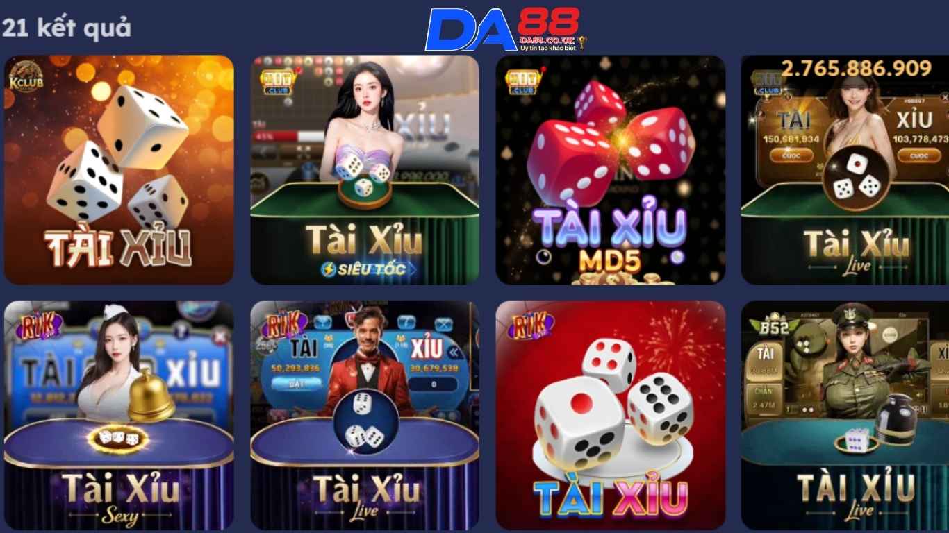 Tổng quan về Tài Xỉu DA88